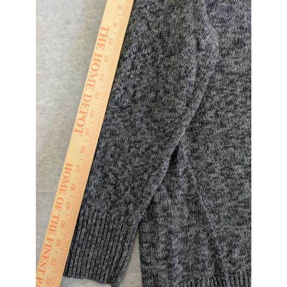 Sejour Sweater Women's 1X Gray‎ High Neck Knitted Zipper Long Sleeves Pullover - Picture 2 of 11